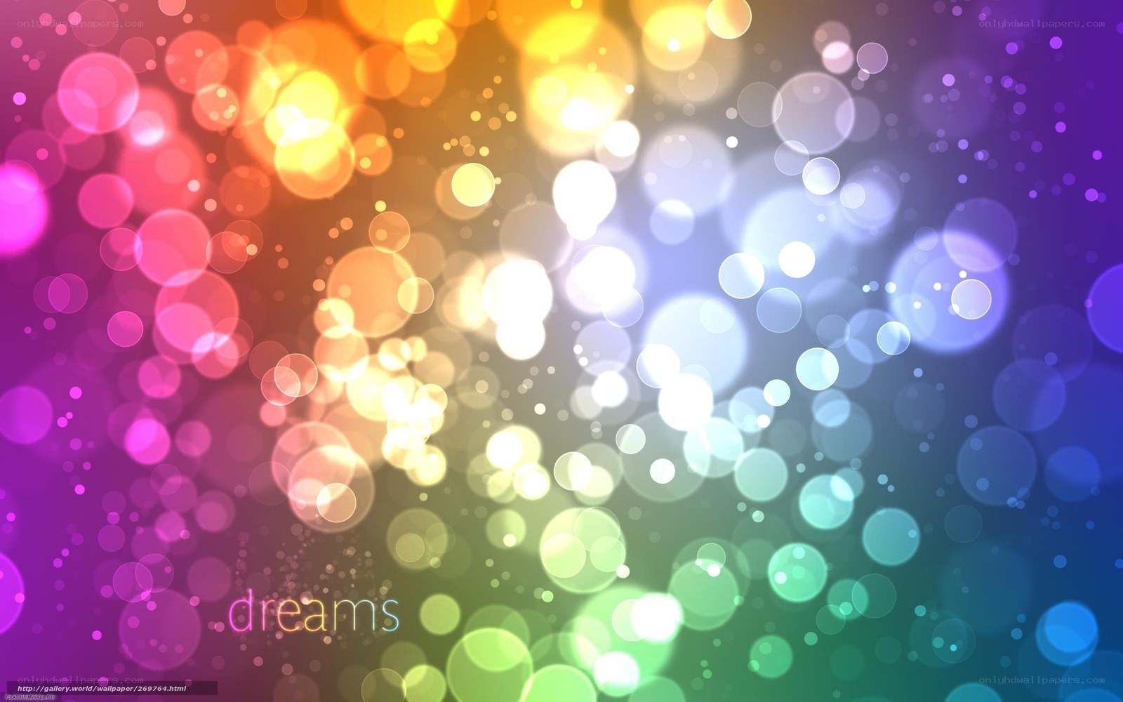 Colorful bokeh dreams