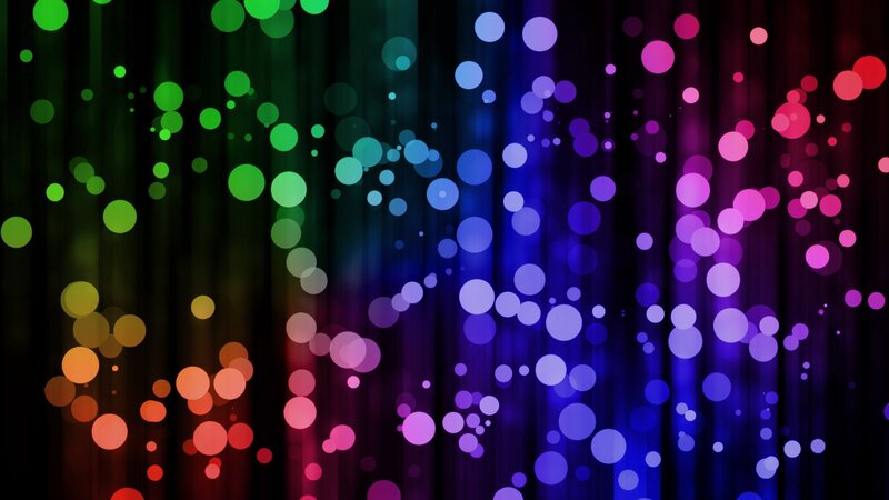 colorful bokeh light background
