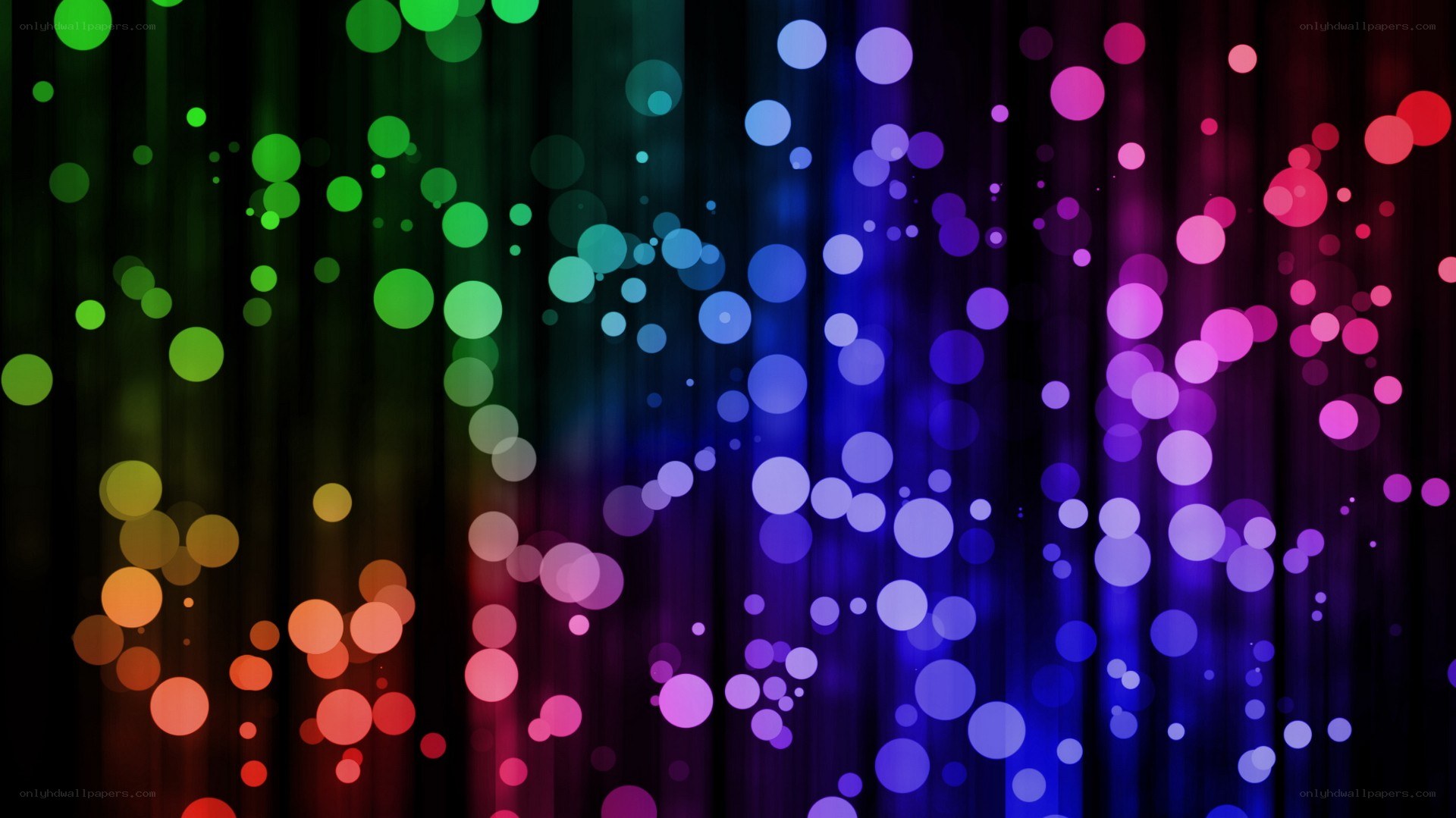 colorful bokeh light background