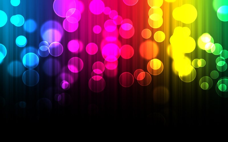 colorful bokeh light background
