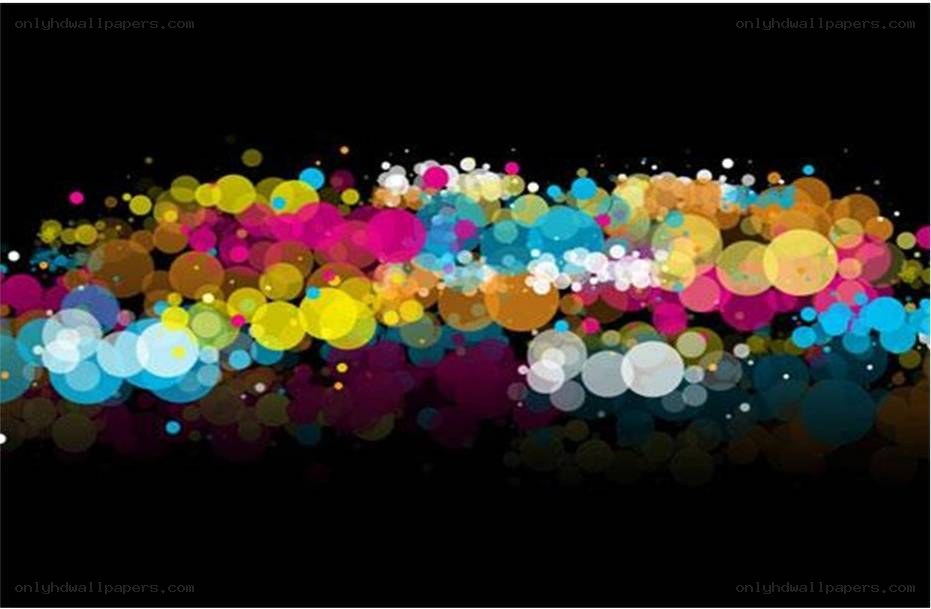 colorful bokeh light effect
