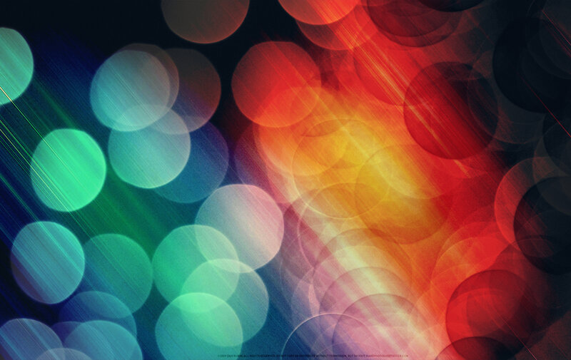colorful bokeh light effect