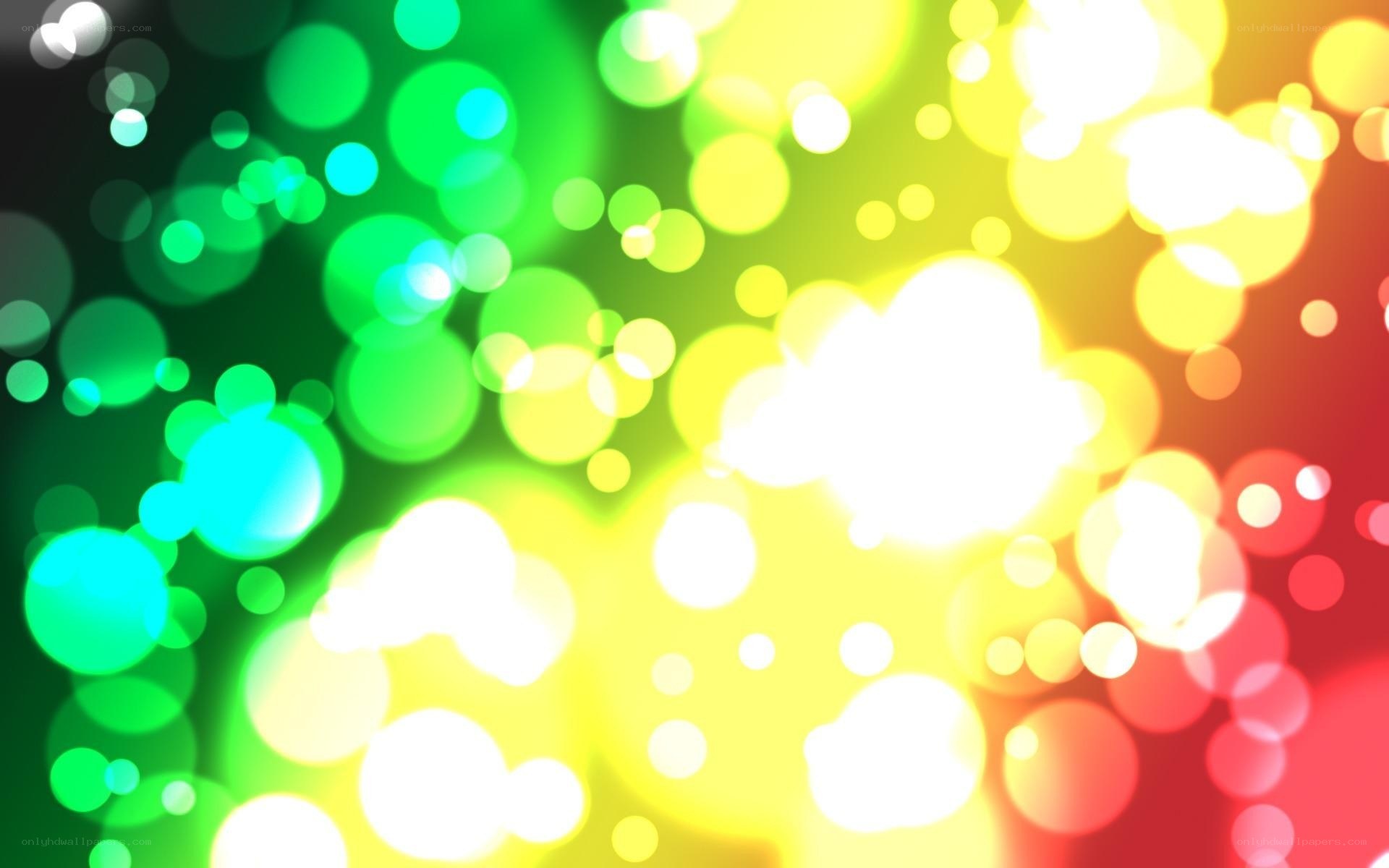 colorful bokeh lights