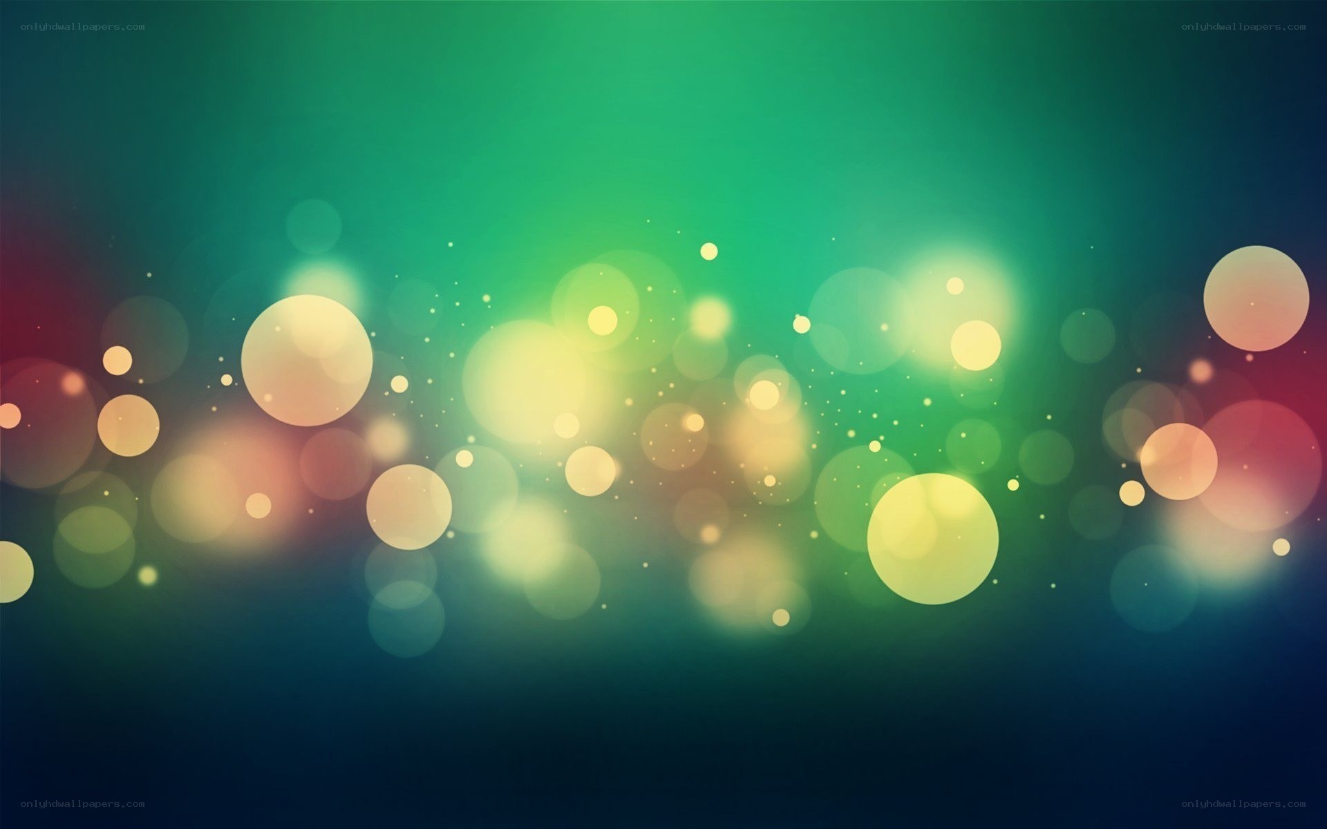colorful bokeh lights