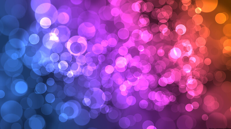 colorful bokeh lights