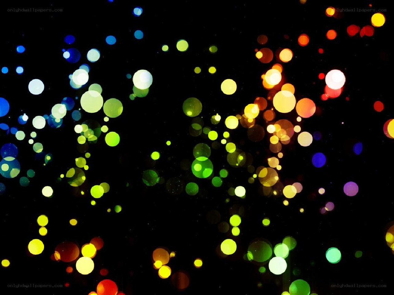 colorful bokeh lights