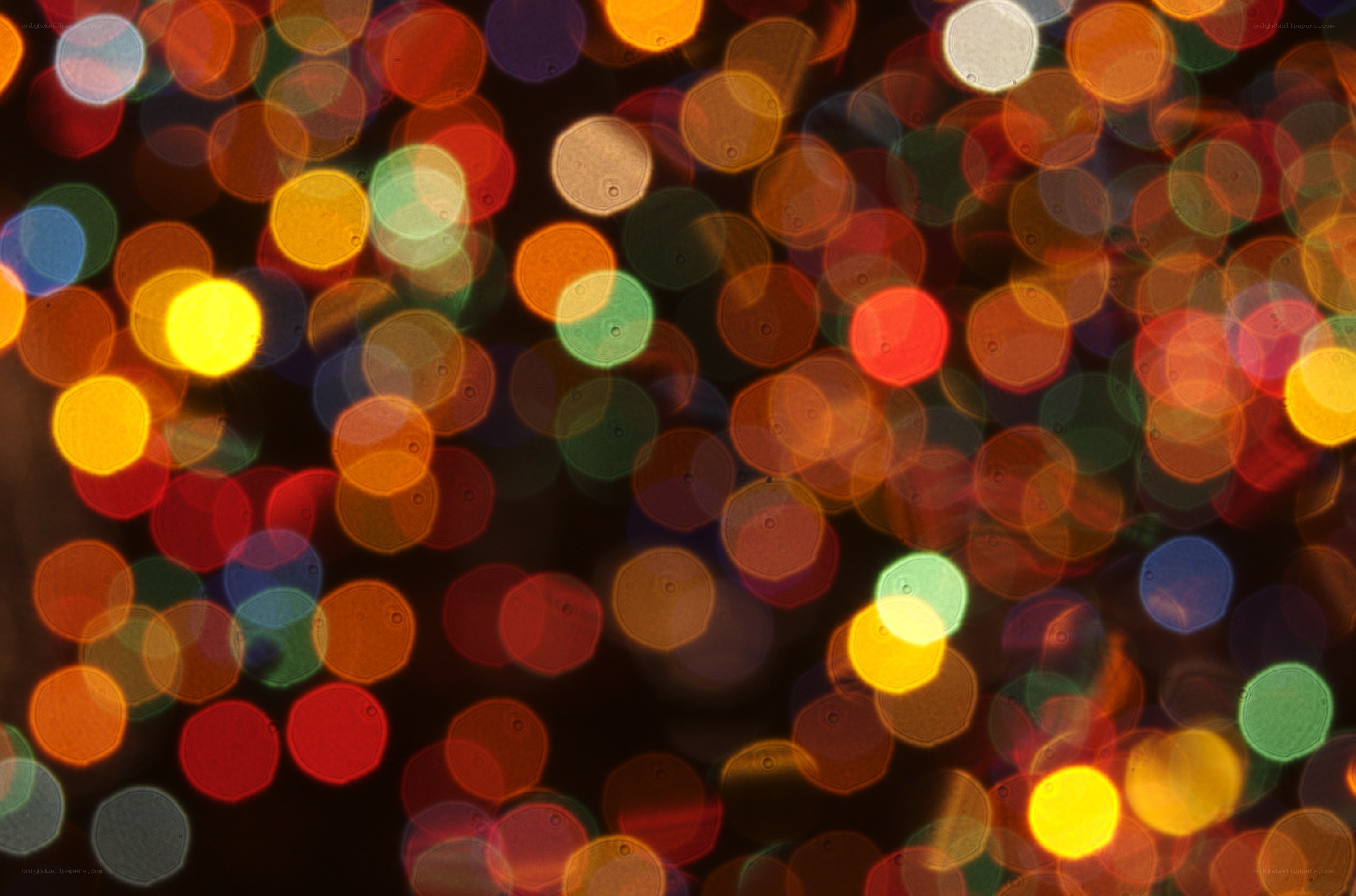 colorful bokeh lights