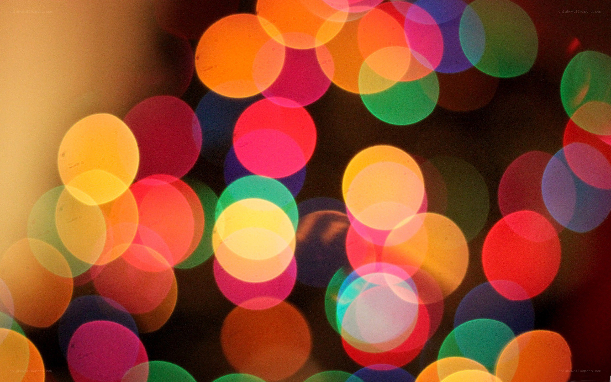 colorful bokeh lights