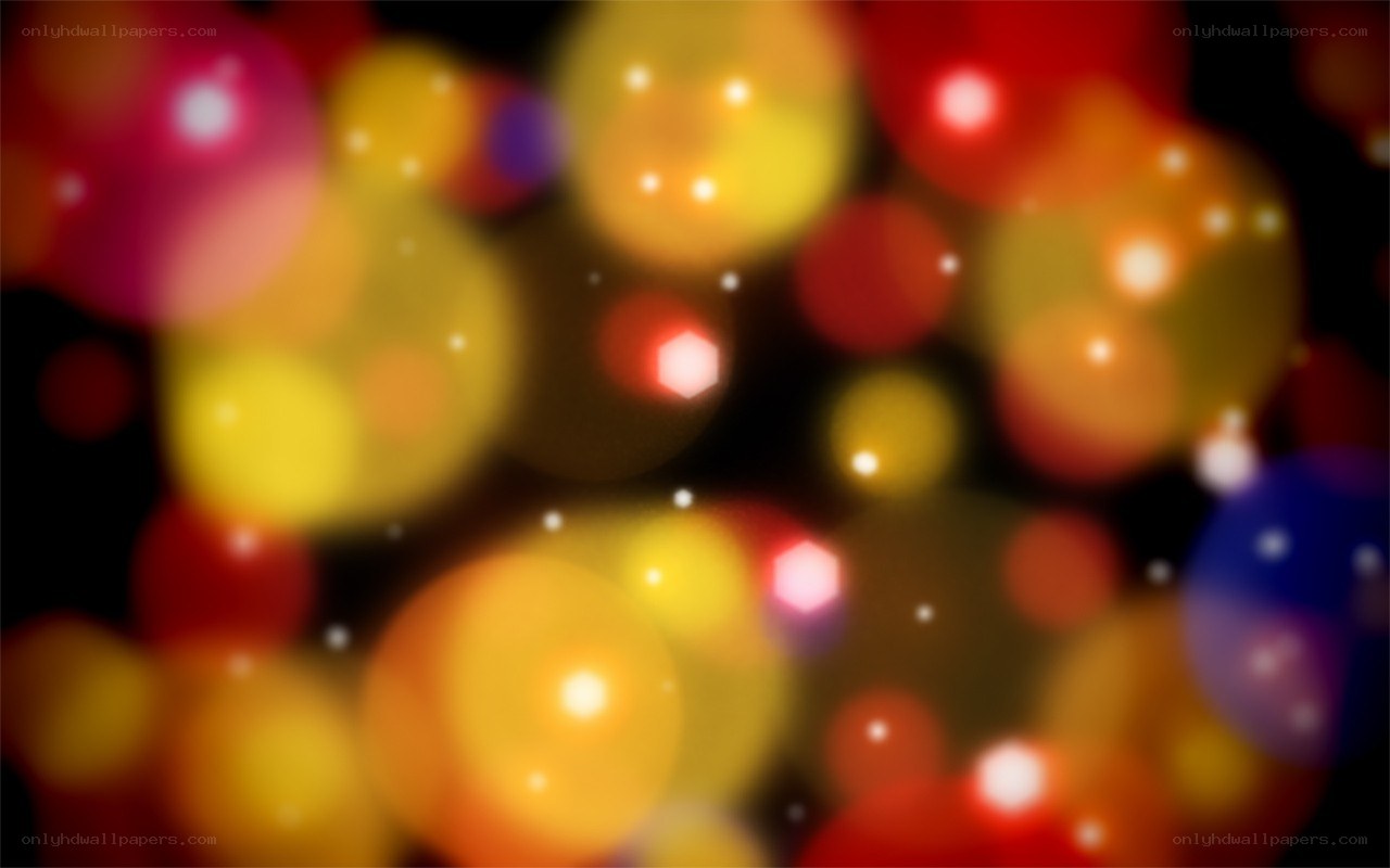 colorful bokeh lights