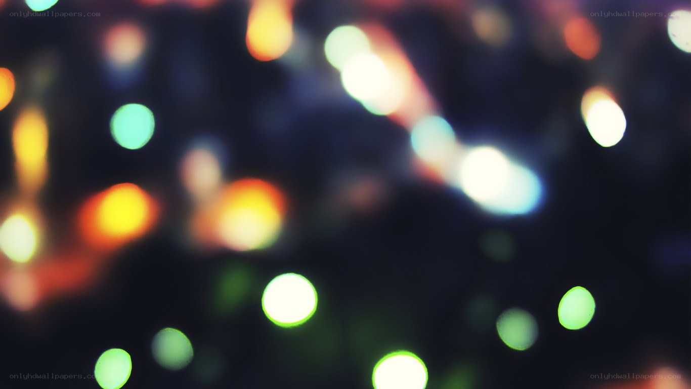 colorful bokeh lights