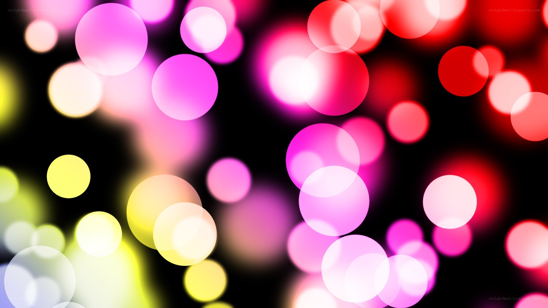 colorful bokeh lights
