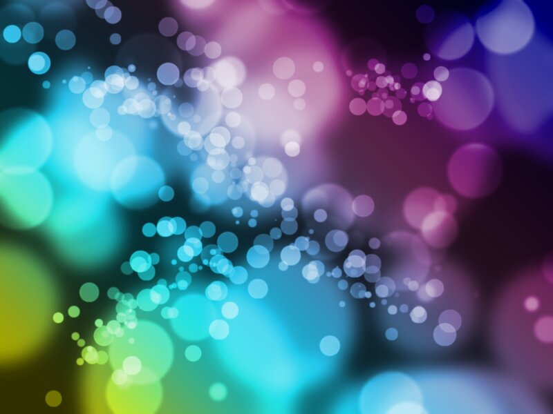 colorful bokeh lights