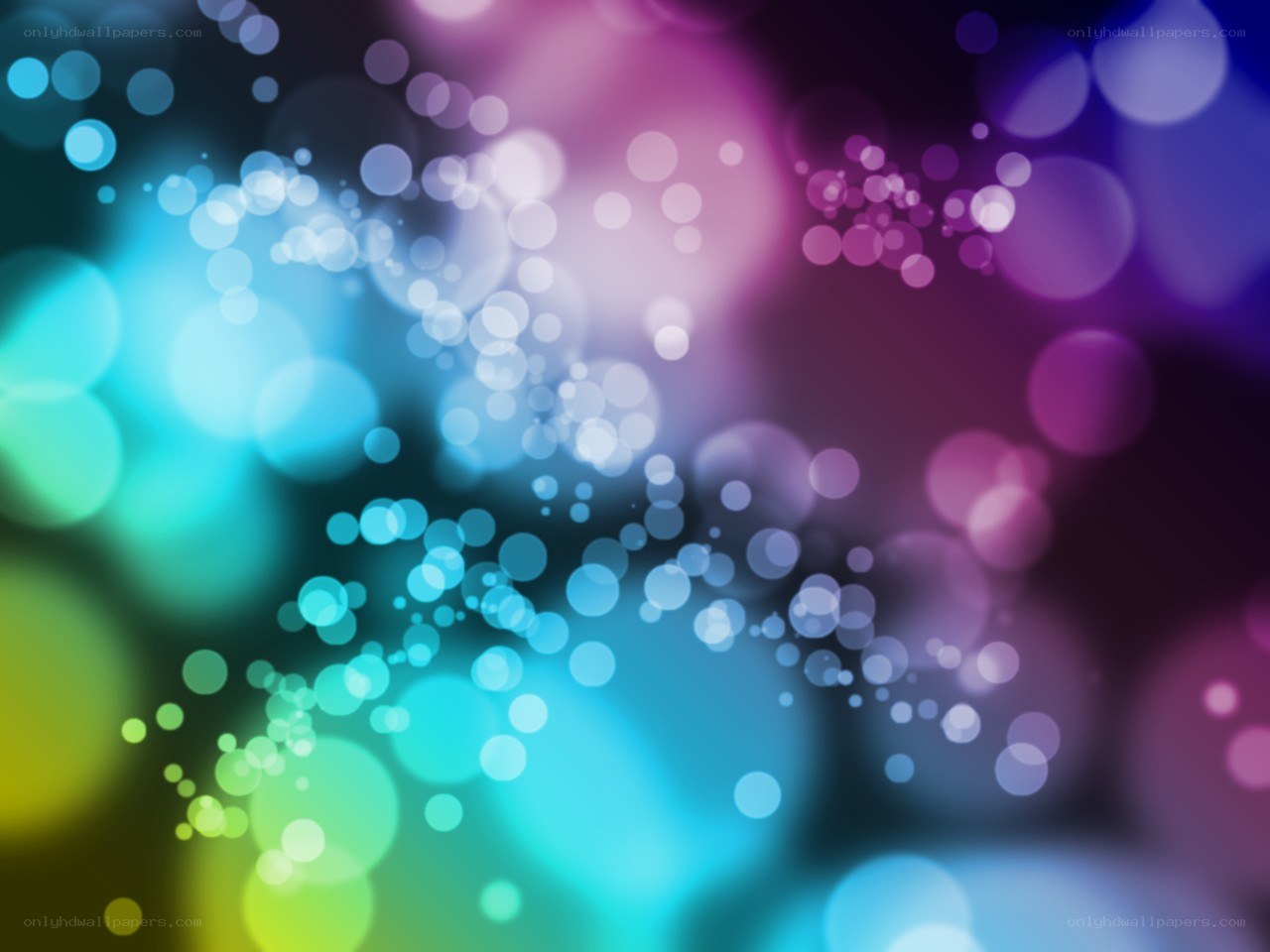 colorful bokeh lights