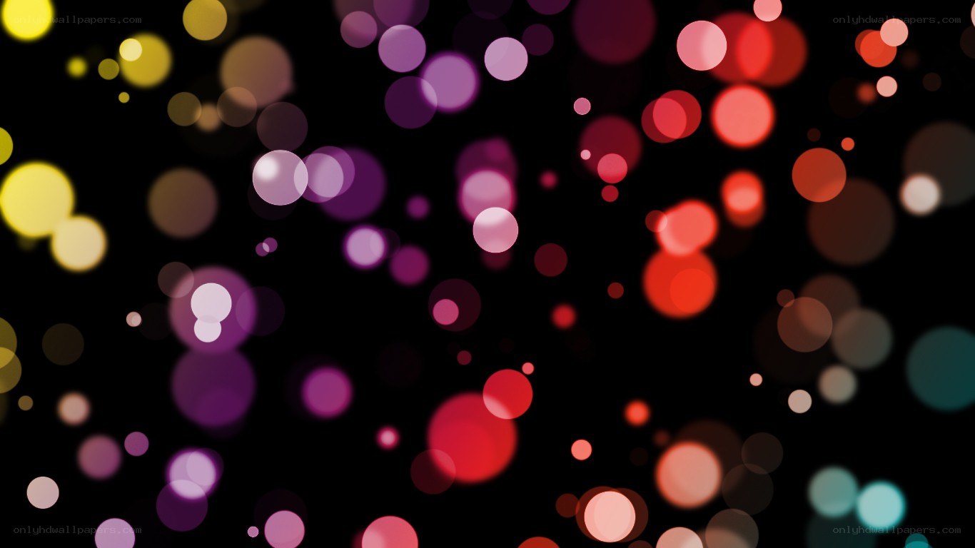colorful bokeh lights