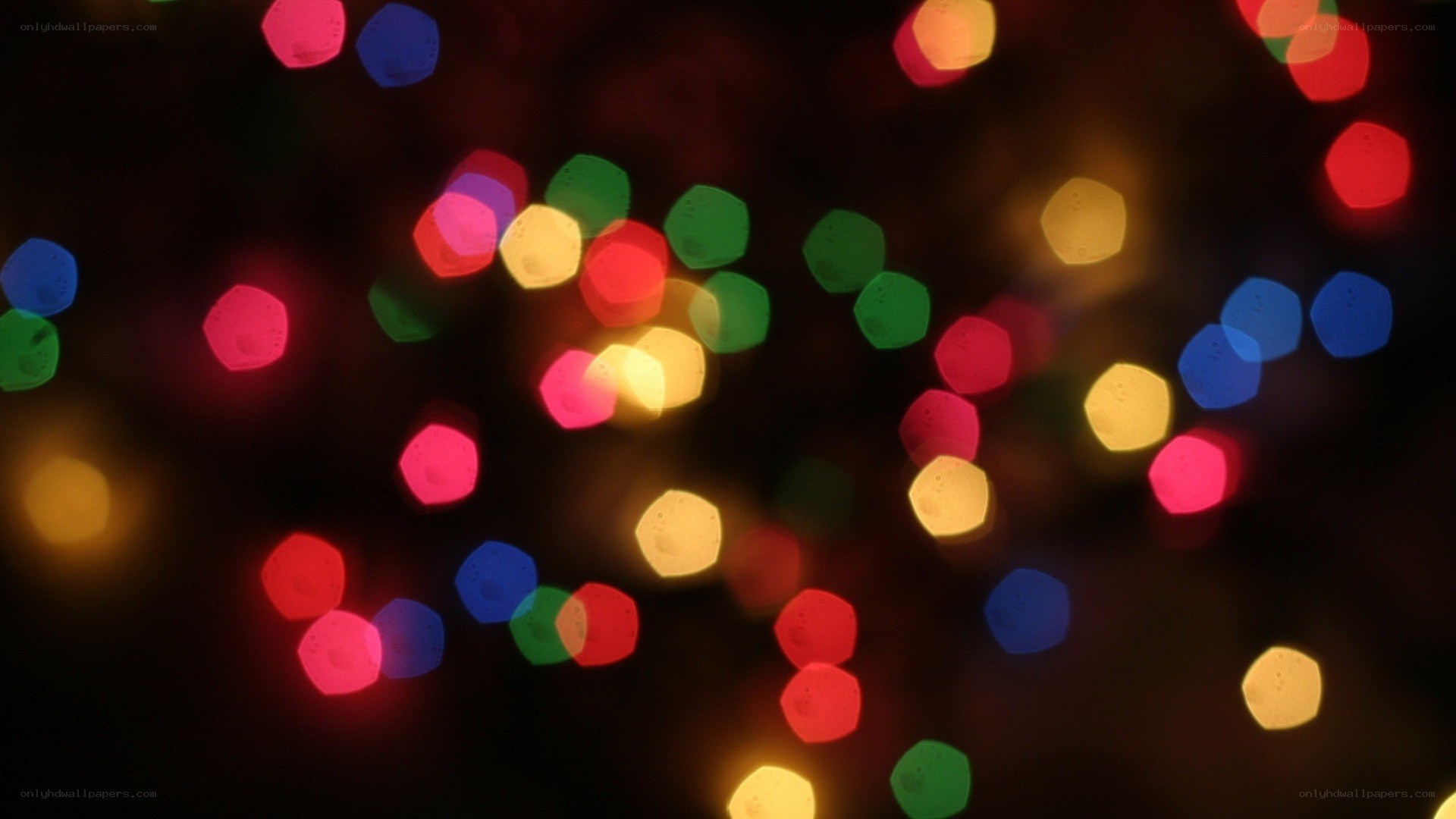 colorful bokeh lights