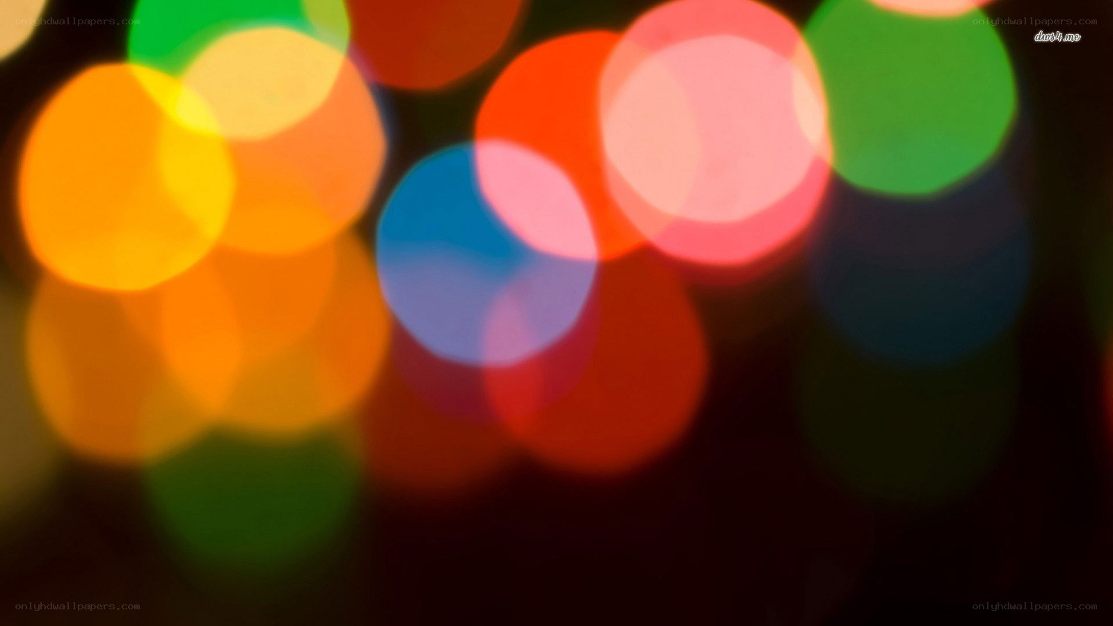 colorful bokeh lights