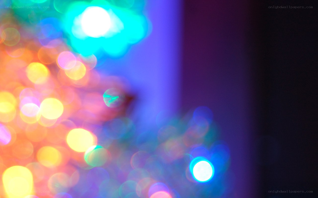 colorful bokeh lights