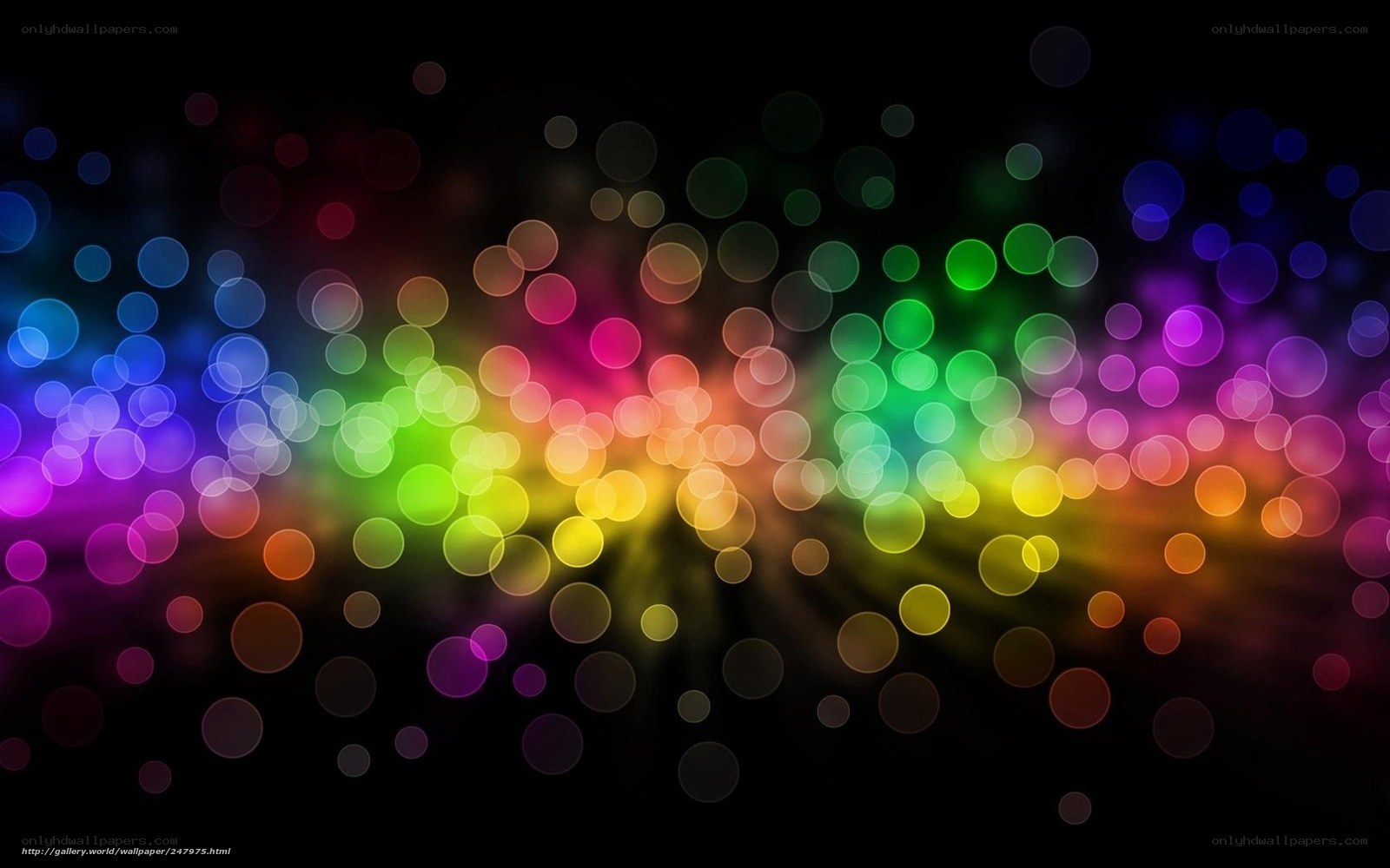 colorful bokeh lights
