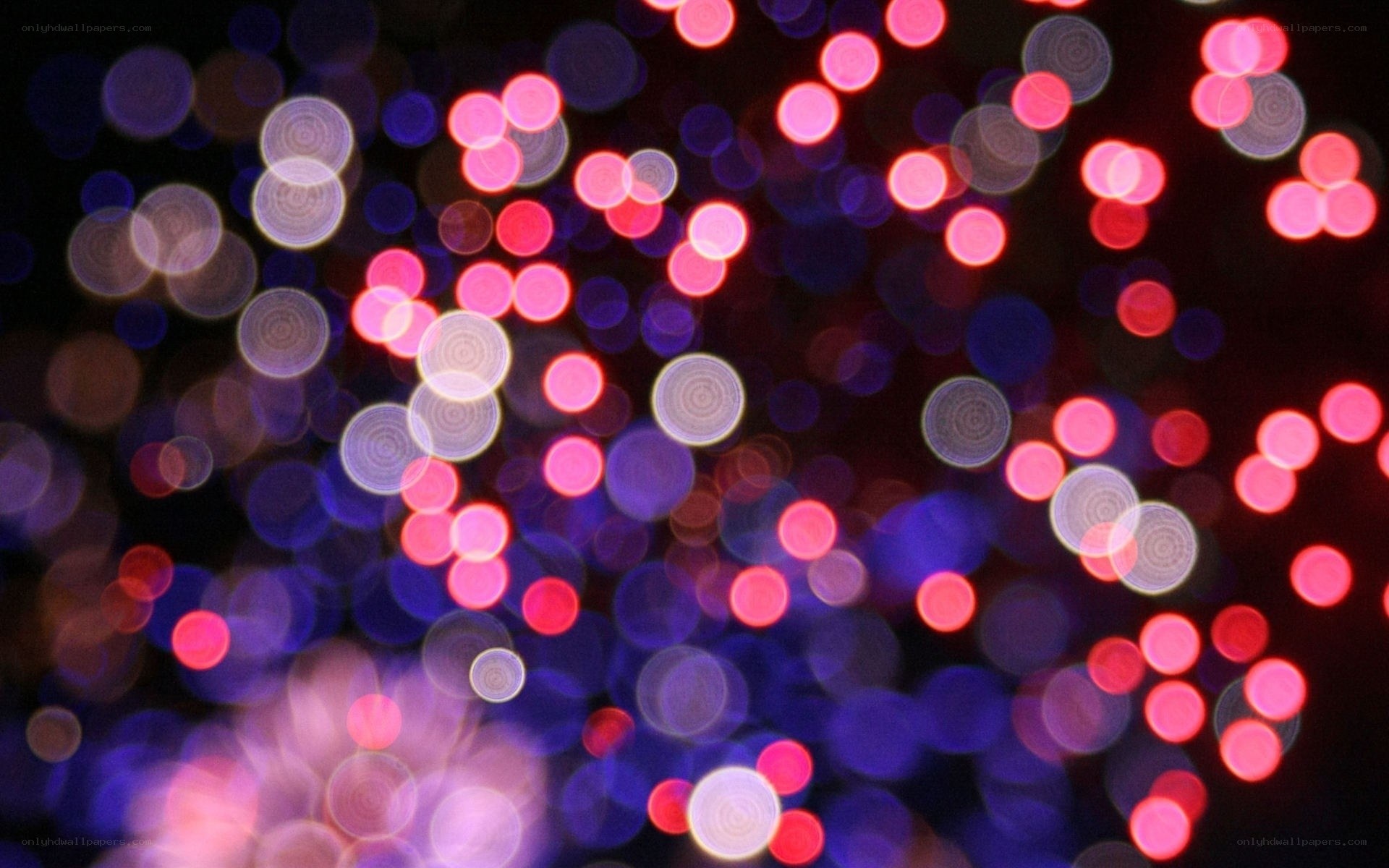 colorful bokeh lights