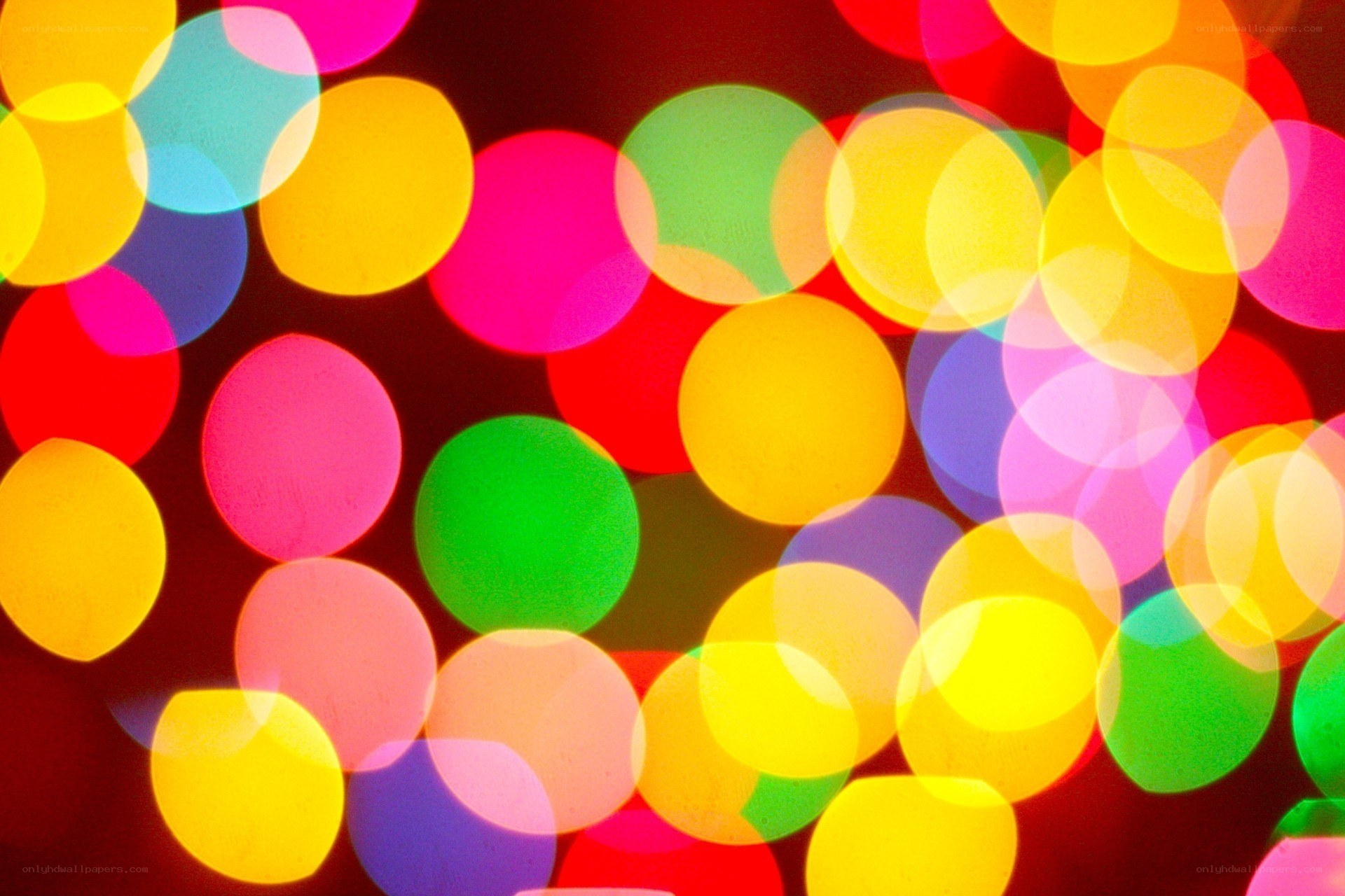 colorful bokeh lights