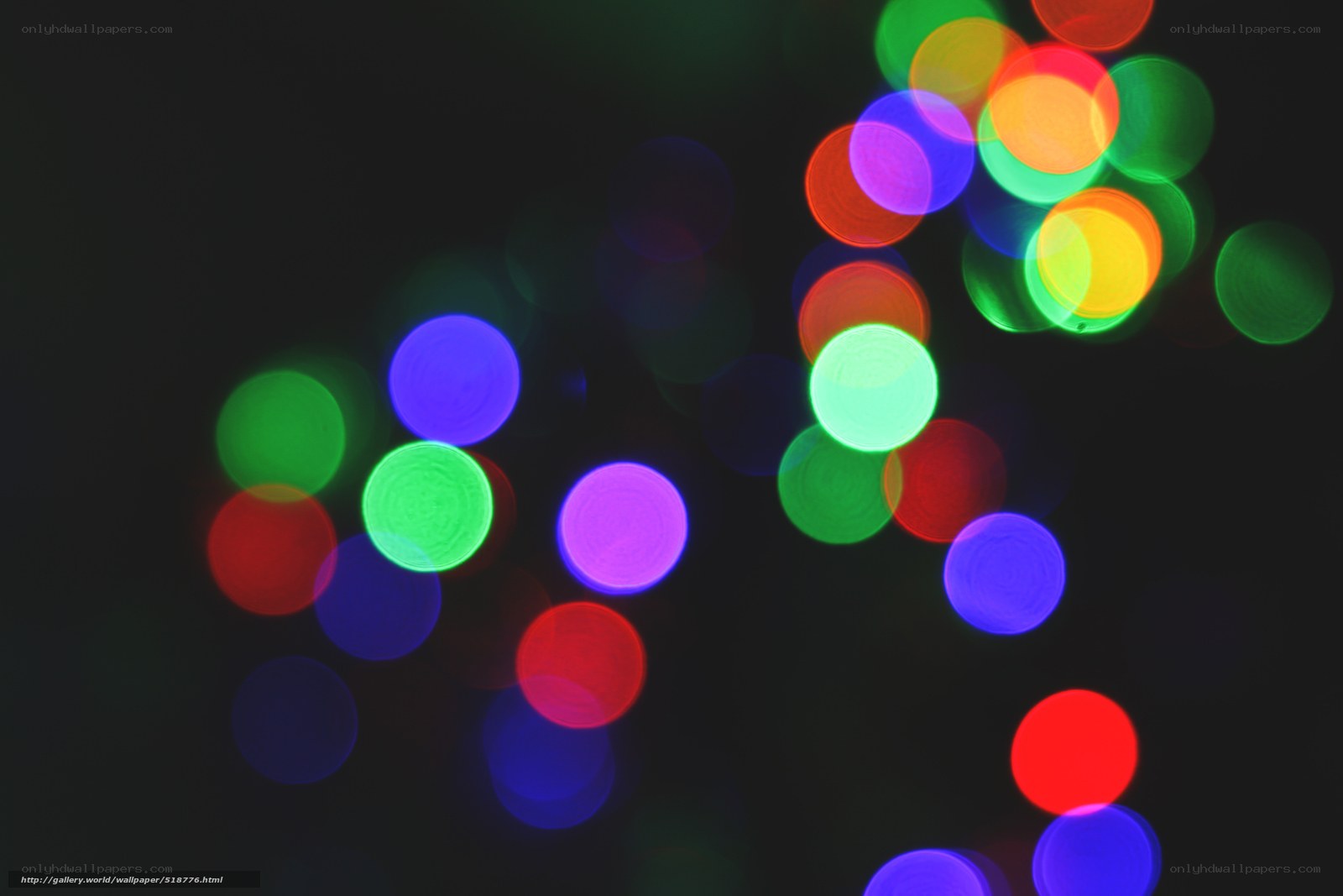 colorful bokeh lights