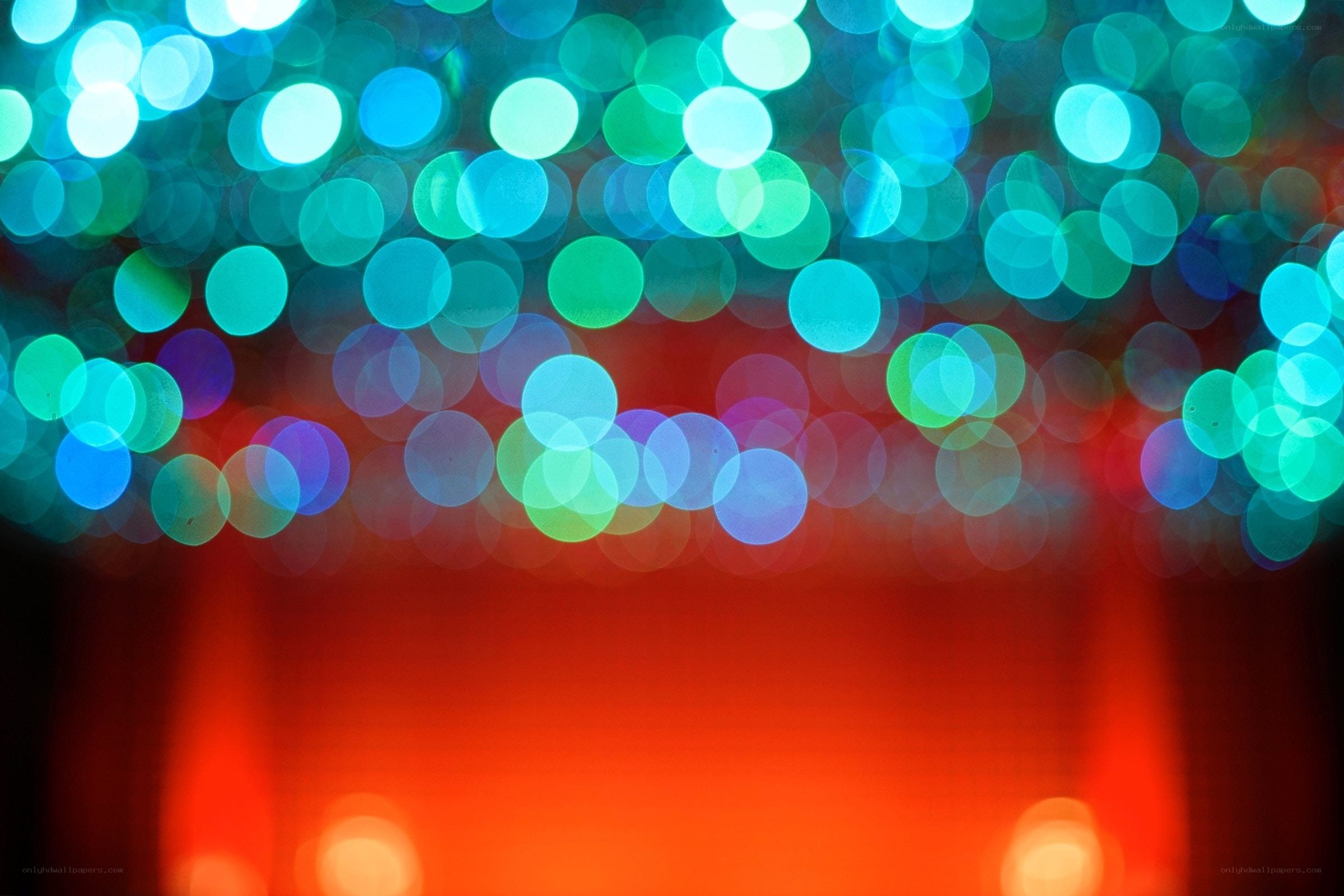 colorful bokeh lights