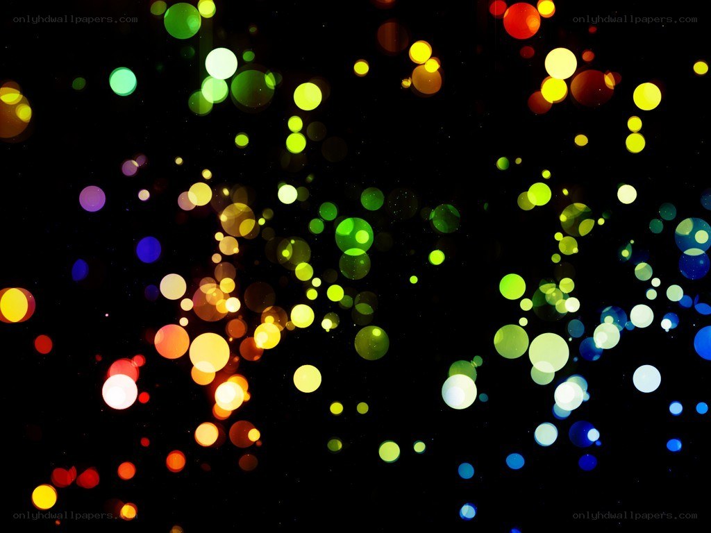 colorful bokeh lights