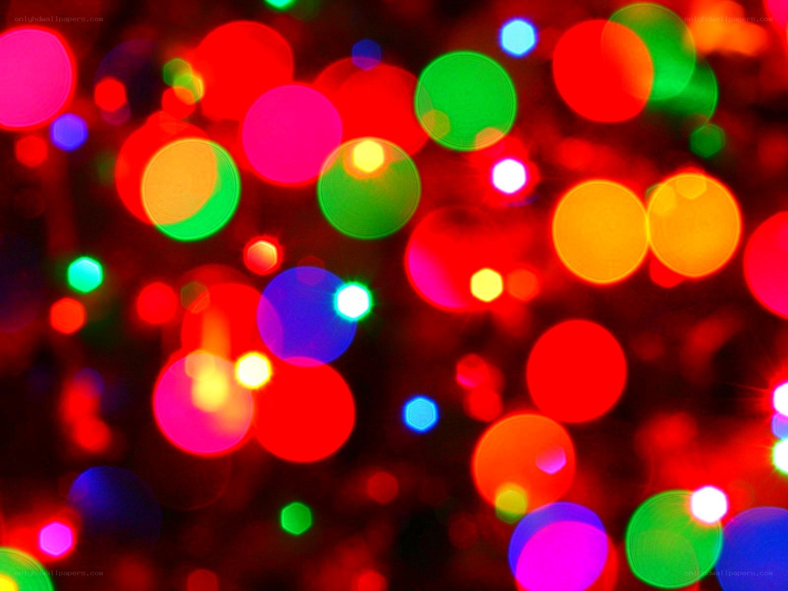 colorful bokeh lights