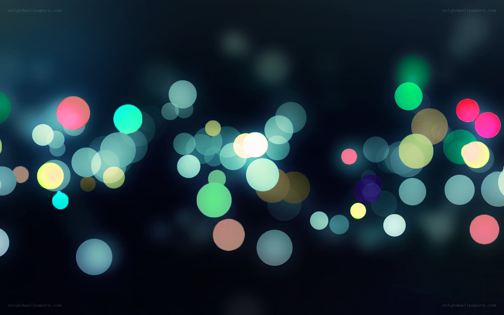 colorful bokeh lights