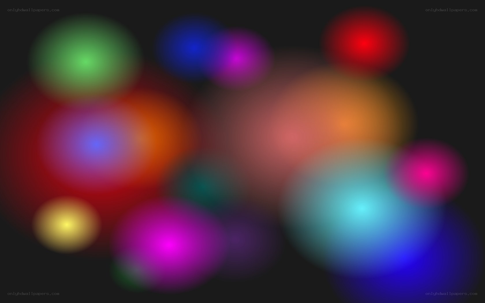 colorful bokeh lights