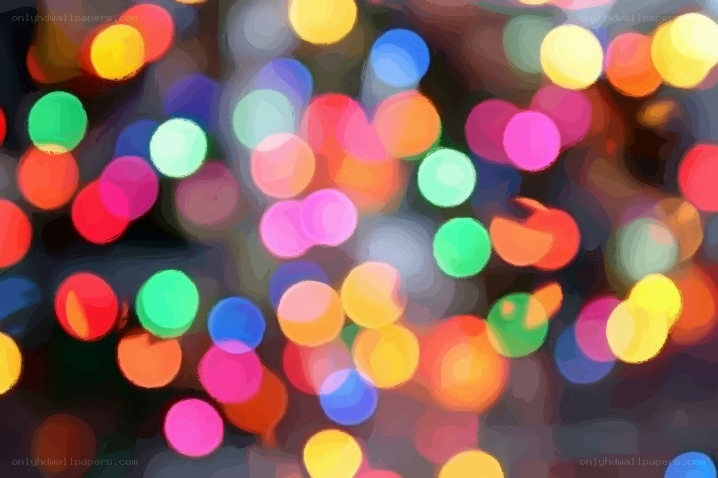 colorful bokeh lights