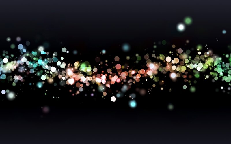 colorful bokeh lights