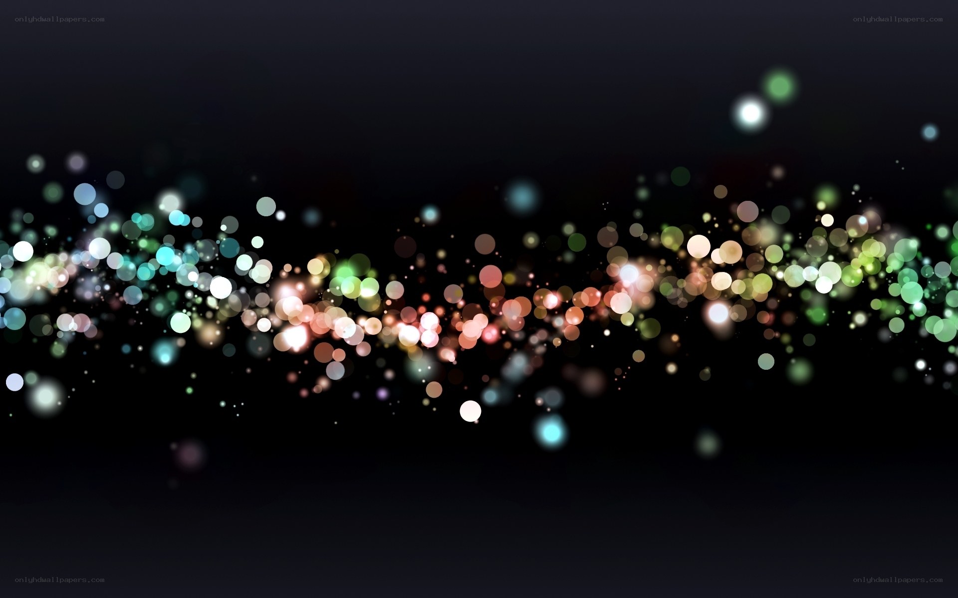 colorful bokeh lights
