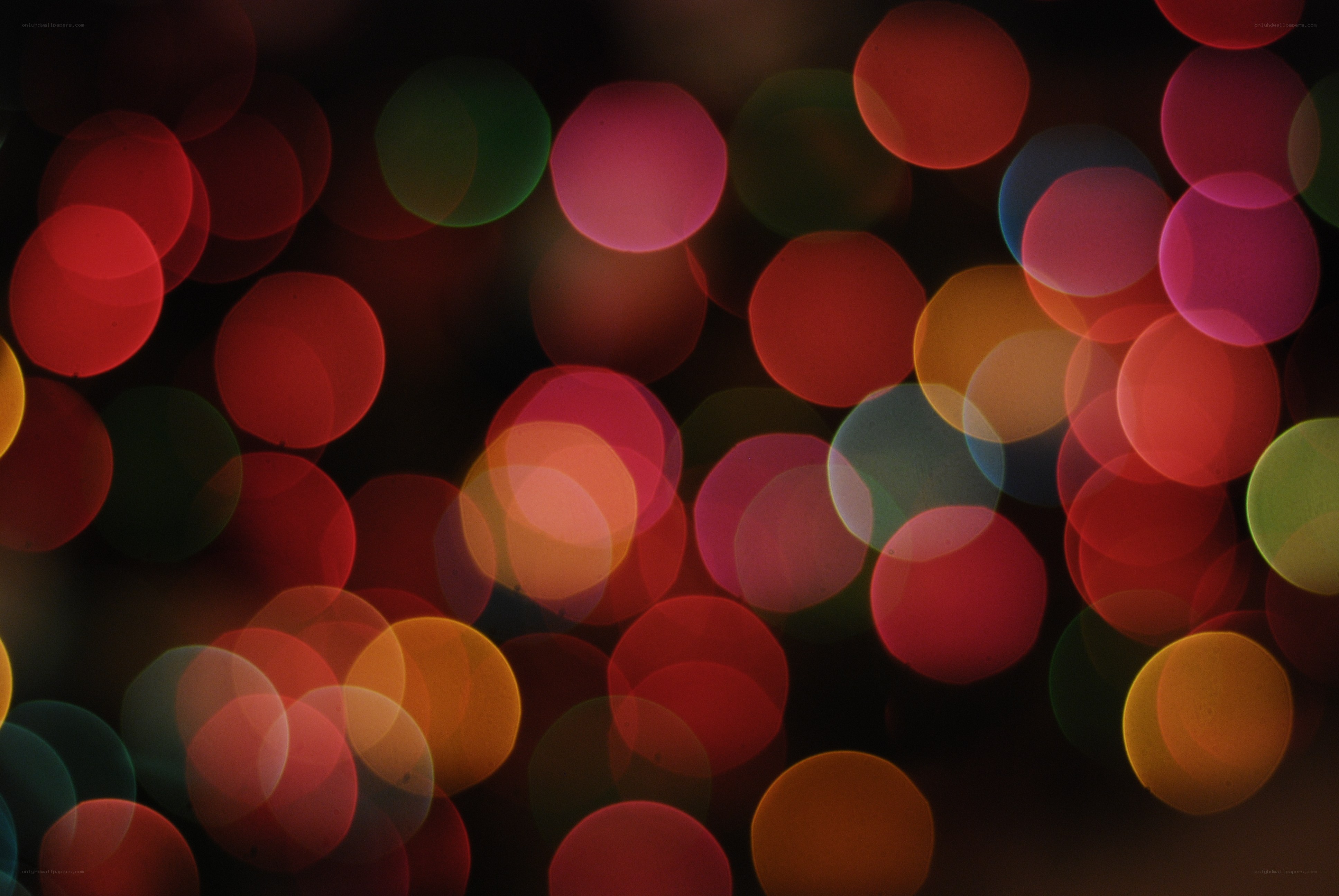 colorful bokeh lights