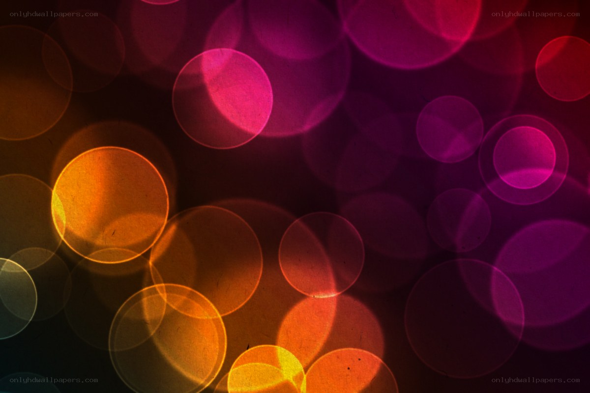 colorful bokeh lights