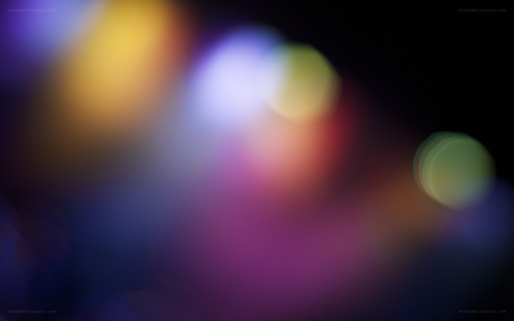 colorful bokeh lights