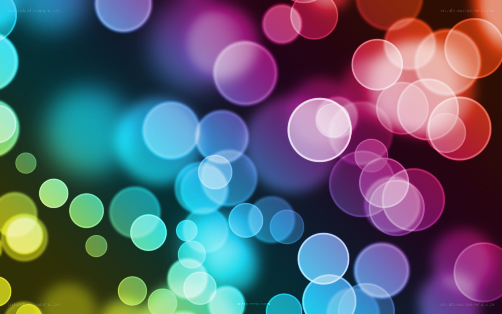 colorful bokeh lights