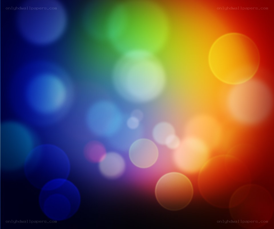 colorful bokeh lights