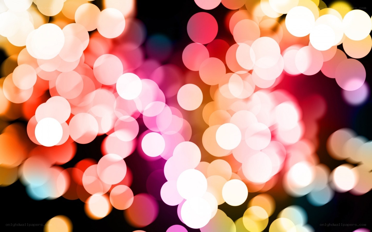 colorful bokeh lights