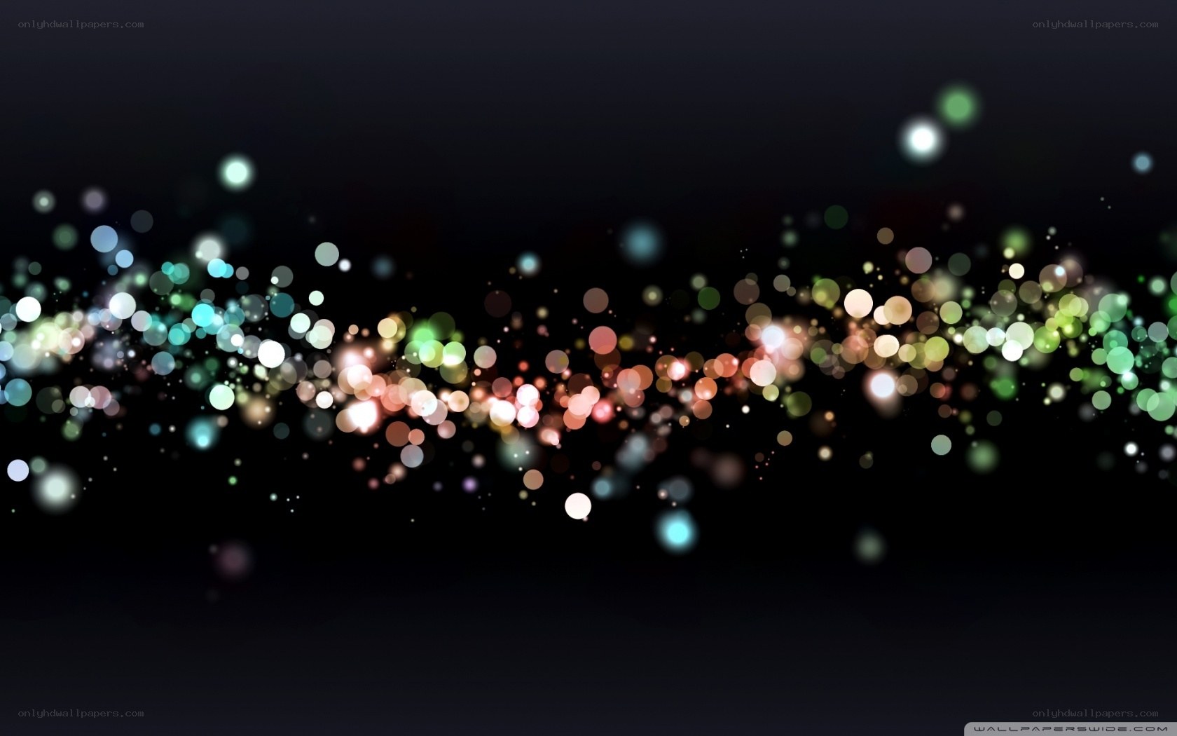 colorful bokeh lights