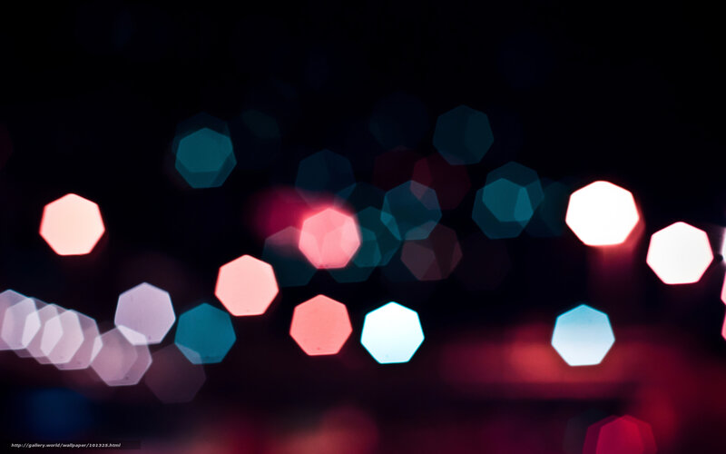 colorful bokeh lights at night