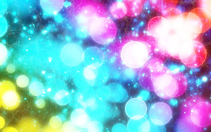 colorful bokeh lights background