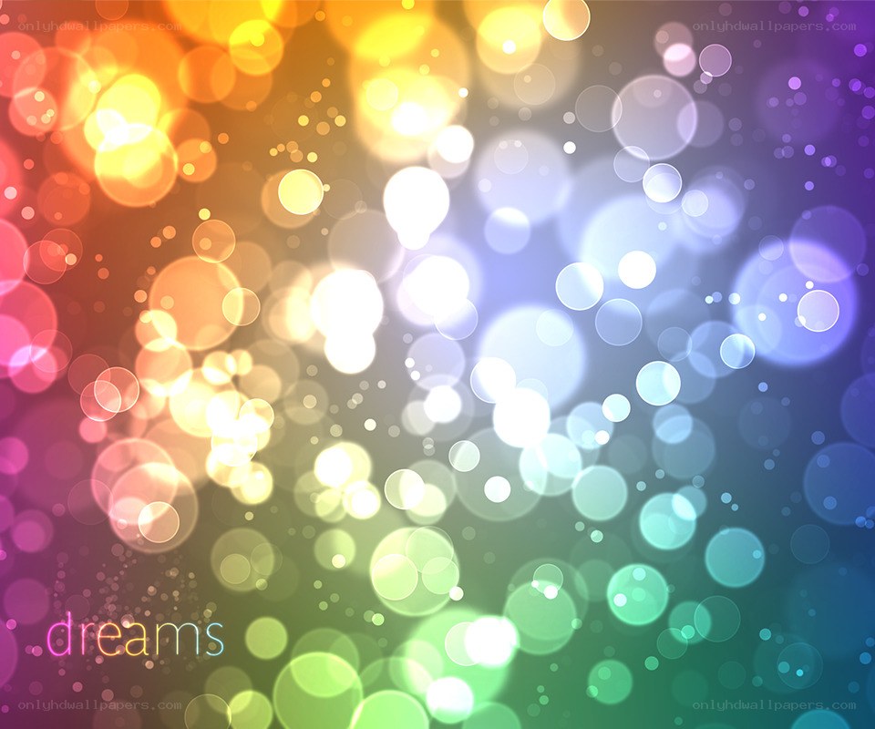 colorful bokeh lights background