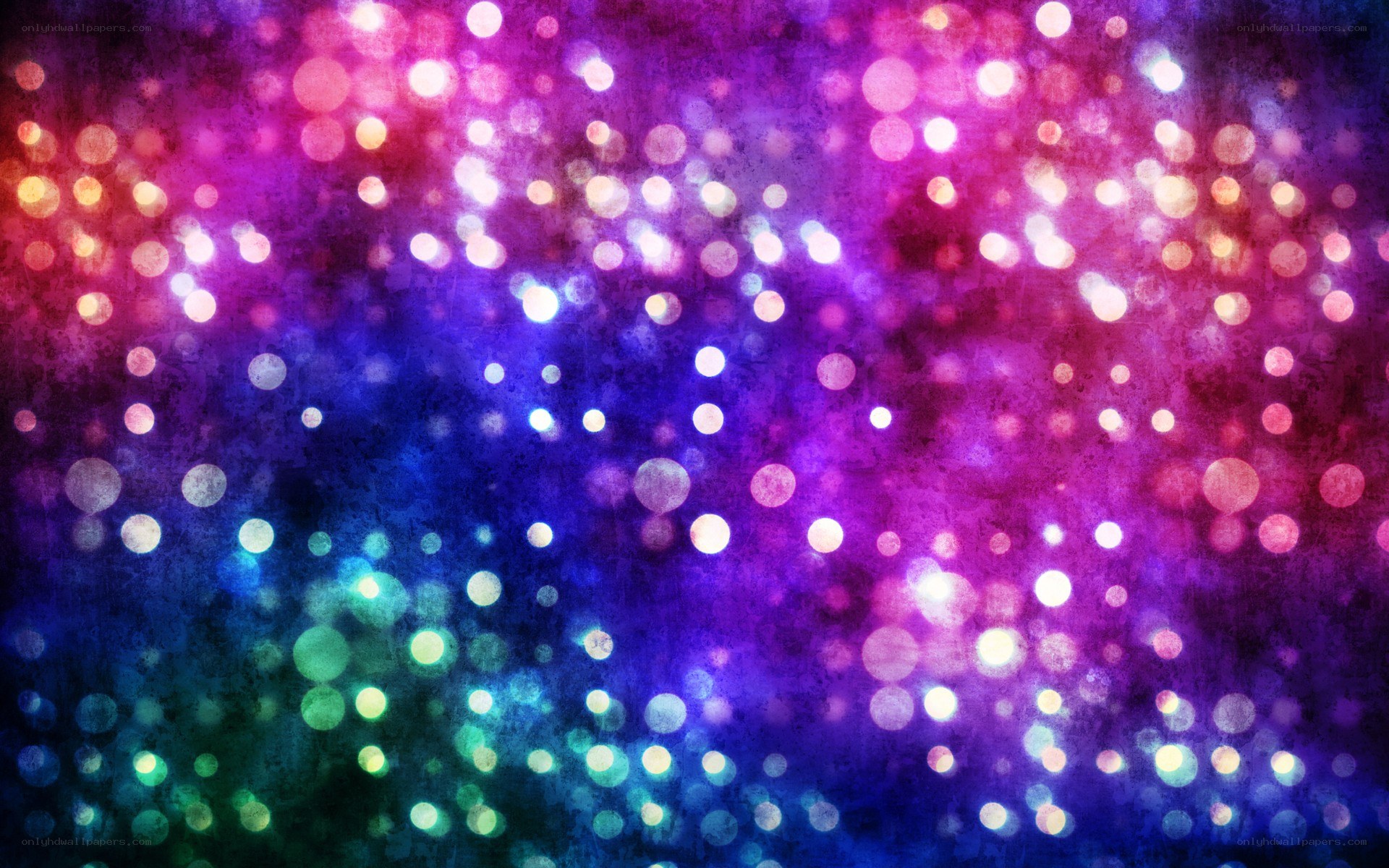 colorful bokeh lights background