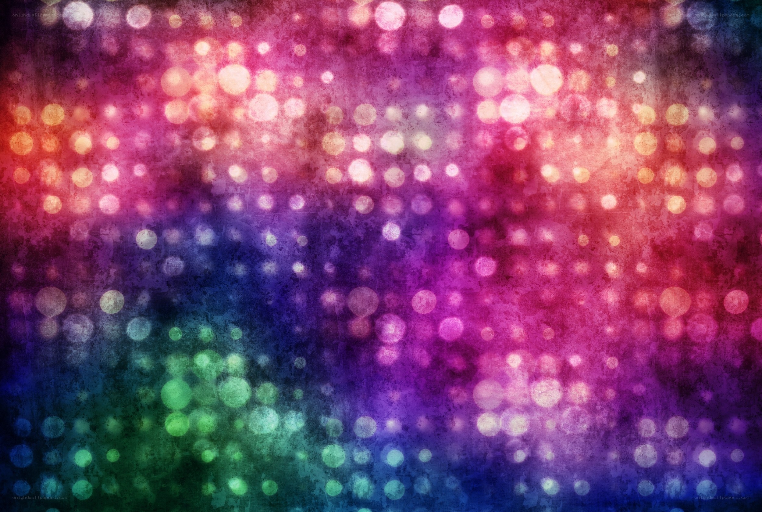 colorful bokeh lights background