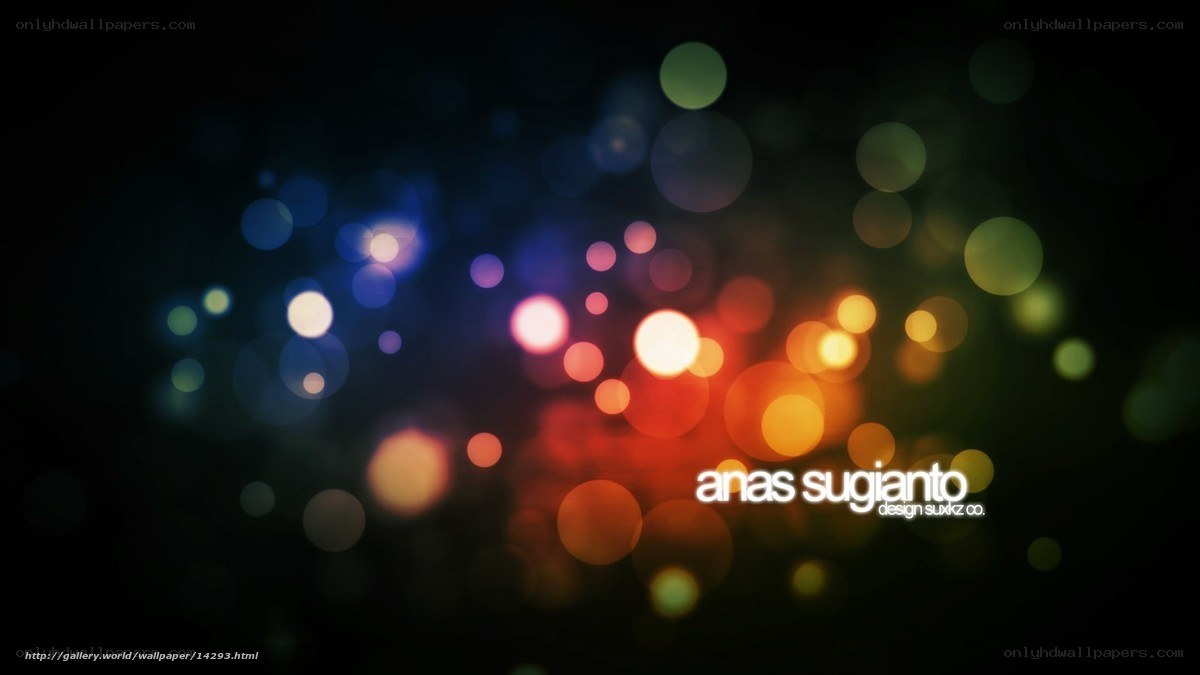 colorful bokeh lights background