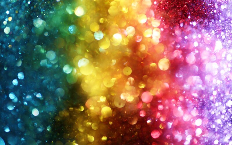 Colorful Bokeh Lights — Blue, Vibrant, Abstract, Glitter