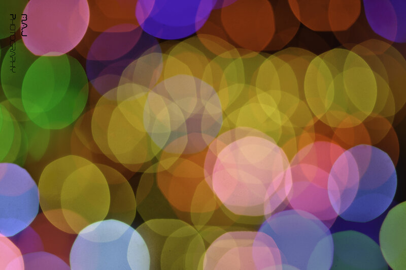 Colorful Bokeh Lights — Green, Vibrant, Abstract, Circles