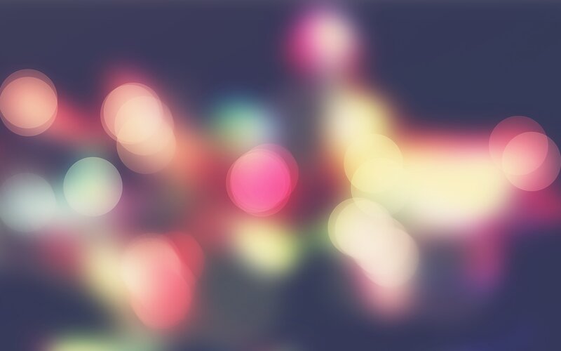 Colorful Bokeh Lights — Pink, Dreamy