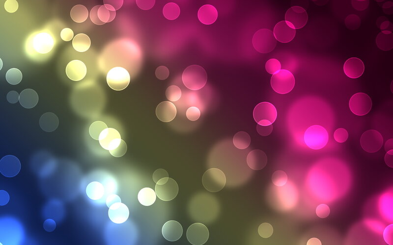 Colorful Bokeh Lights — Pink